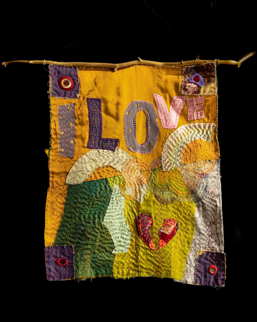 Jonna Koskipuron tekstiilitaidetta